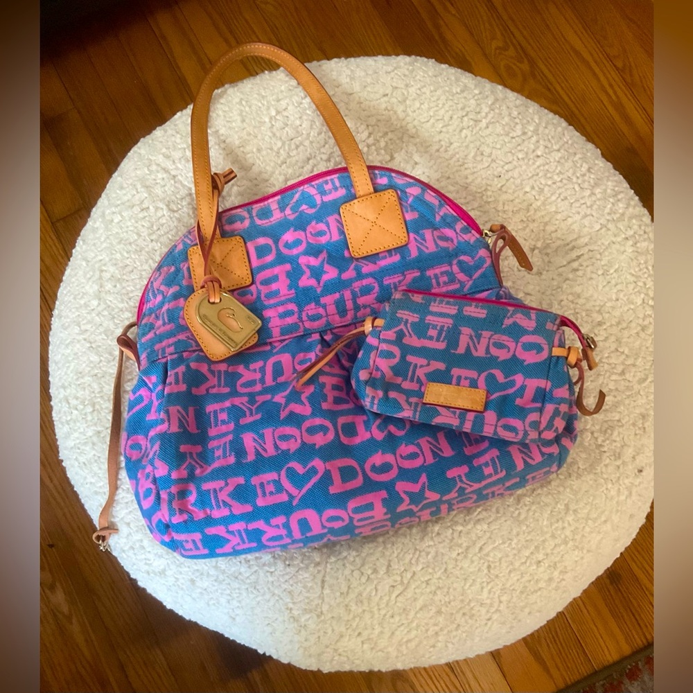 Dooney & Bourke Bag with Matching Clutch